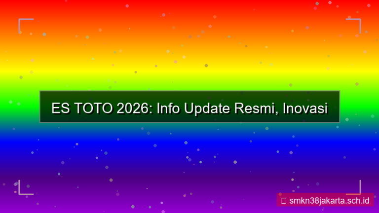 visual ES TOTO info update resmi 2026