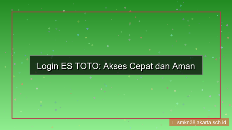 konten ES TOTO login pakai google