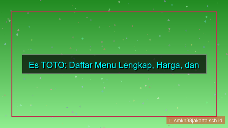 tampilan ES TOTO menu daftar jelas