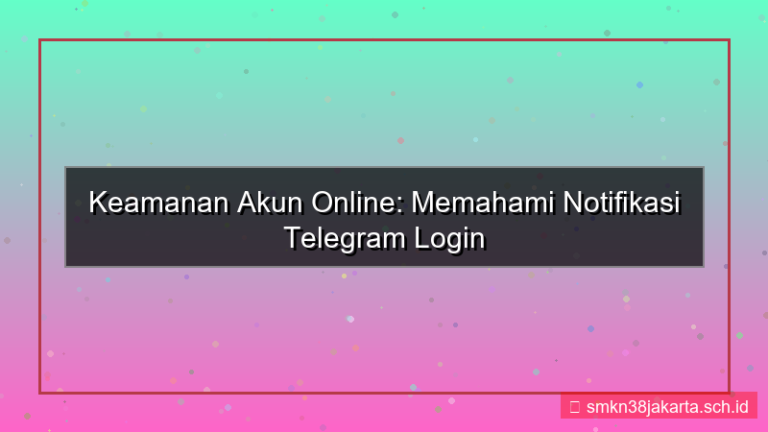 ES TOTO notifikasi telegram login