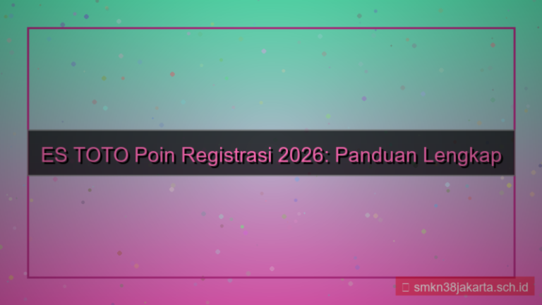 desain ES TOTO poin registrasi 2026