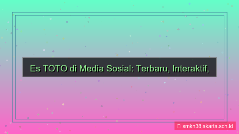 gambar ES TOTO sosial media update