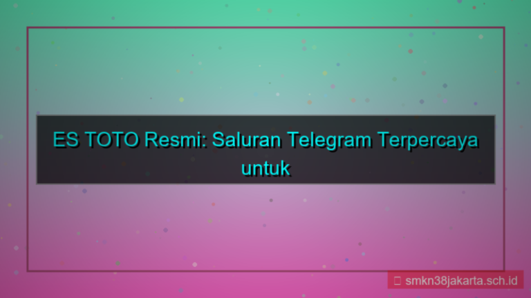 visual ES TOTO telegram channel resmi