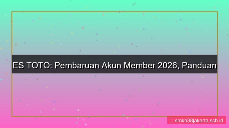 visual ES TOTO update akun member 2026