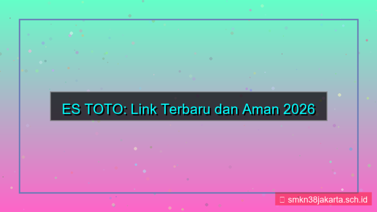 ES TOTO update link terbaru 2026
