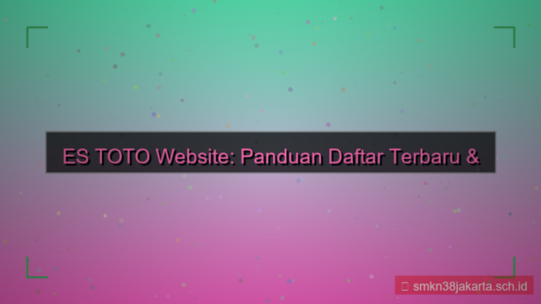 tampilan ES TOTO website daftar terbaru