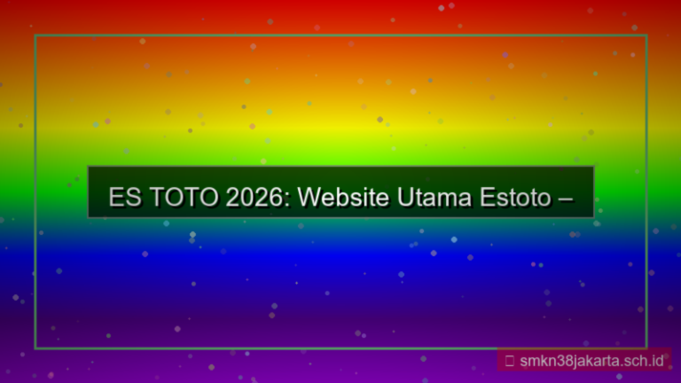 tampilan ES TOTO website utama estoto 2026