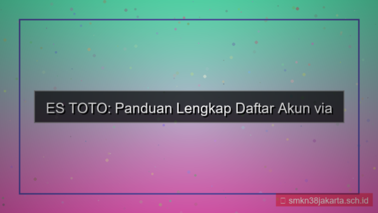 konten ES TOTO whatsapp otp daftar