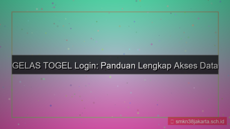 GELAS TOGEL data seluler login