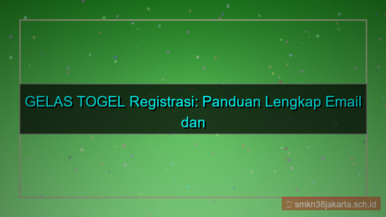 desain GELAS TOGEL email otp registrasi