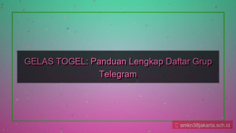 ilustrasi GELAS TOGEL grup telegram daftar