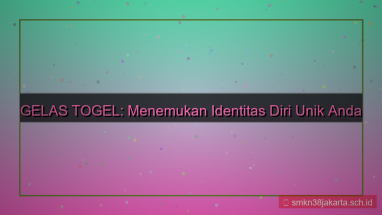 ilustrasi GELAS TOGEL identitas diri daftar