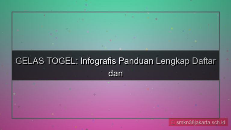 gambar GELAS TOGEL infografis panduan daftar
