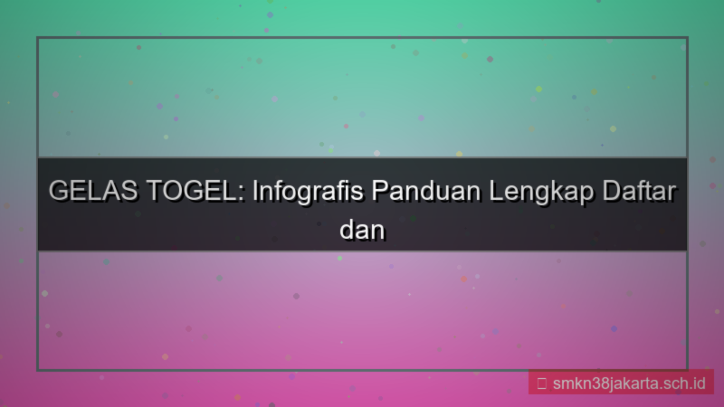 gambar GELAS TOGEL infografis panduan daftar