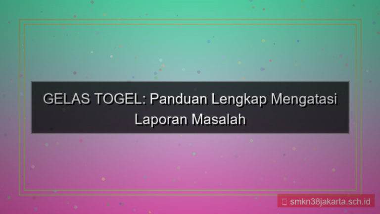 ilustrasi GELAS TOGEL laporan masalah akun