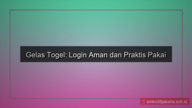 konten GELAS TOGEL login pakai face id