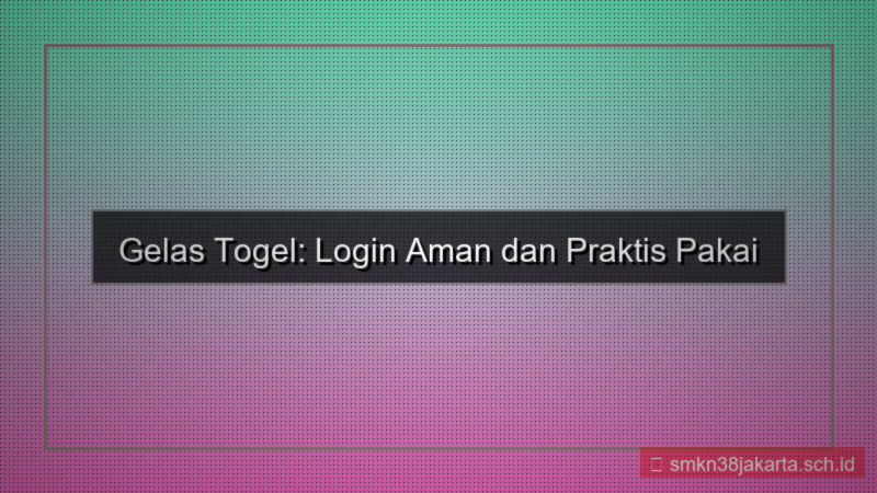 konten GELAS TOGEL login pakai face id