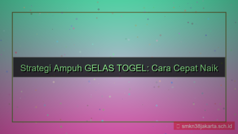 GELAS TOGEL naik level akun