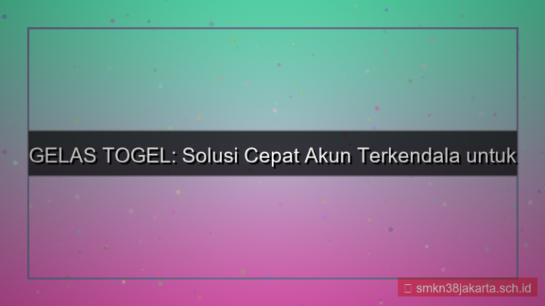 ilustrasi GELAS TOGEL solusi akun terkendala