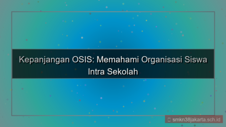 tampilan kepanjangan osis