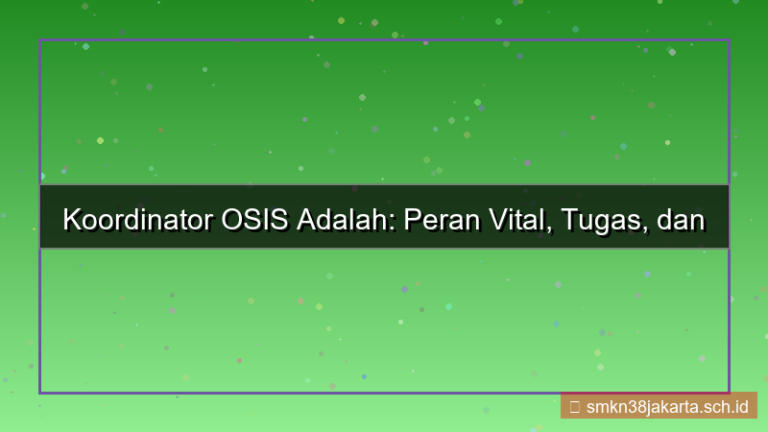 desain koordinator osis adalah