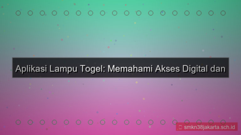 visual LAMPU TOGEL akses via aplikasi