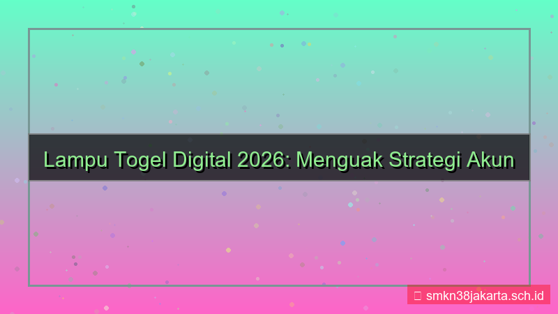 visual LAMPU TOGEL akun diamond 2026