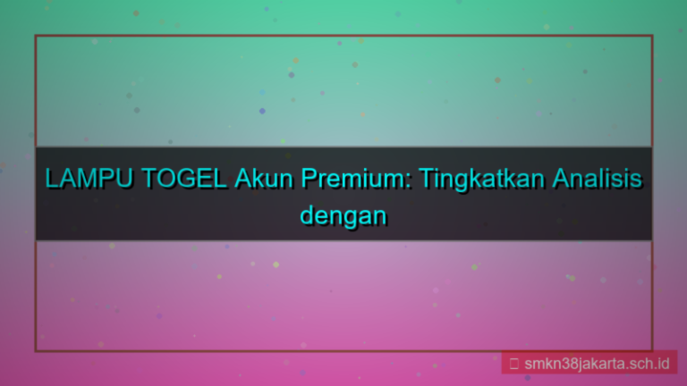 visual LAMPU TOGEL akun premium member