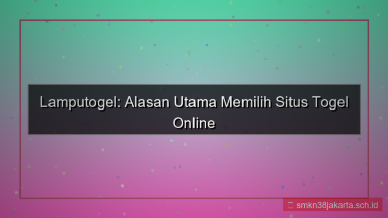 desain LAMPU TOGEL alasan pilih lamputogel