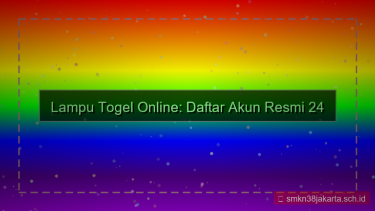 tampilan LAMPU TOGEL daftar akun online 24 jam