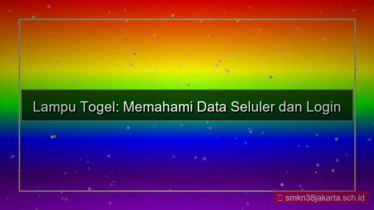 gambar LAMPU TOGEL data seluler login
