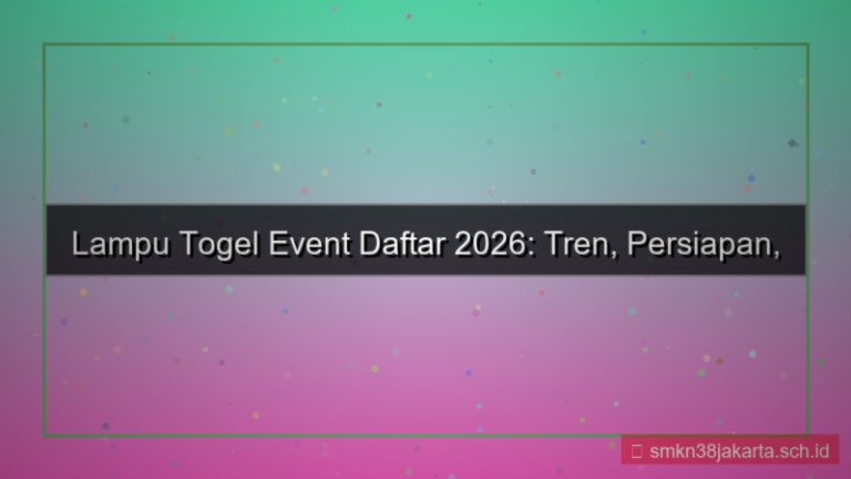 LAMPU TOGEL event daftar 2026