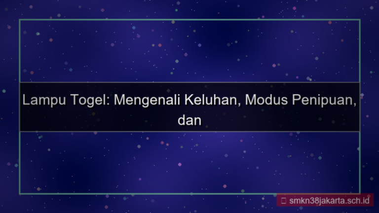 visual LAMPU TOGEL keluhan daftar solusi
