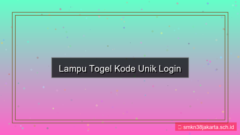 visual LAMPU TOGEL kode unik login