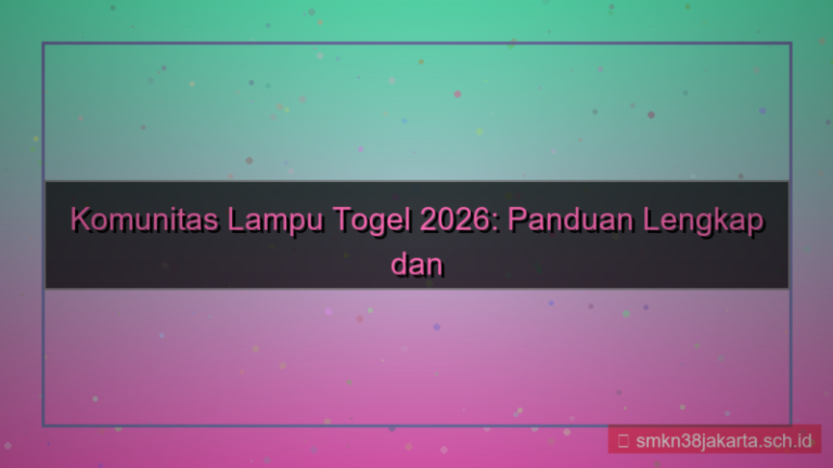 konten LAMPU TOGEL komunitas lamputogel 2026