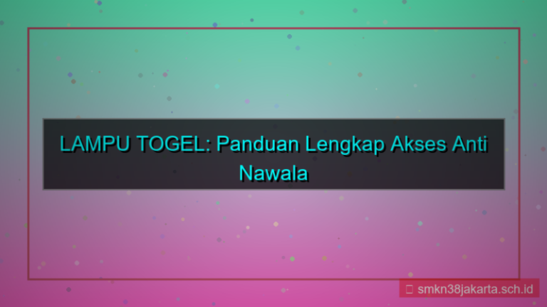 LAMPU TOGEL link anti nawala