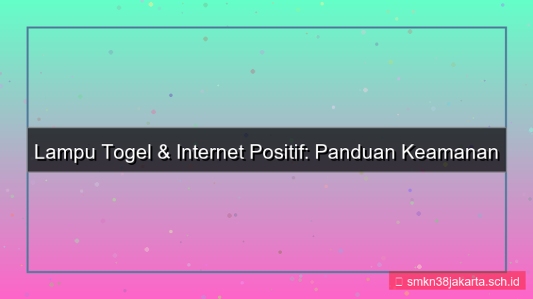 ilustrasi LAMPU TOGEL link bebas internet positif
