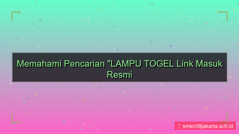 visual LAMPU TOGEL link masuk resmi 2026