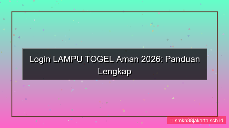 LAMPU TOGEL login aman 2026