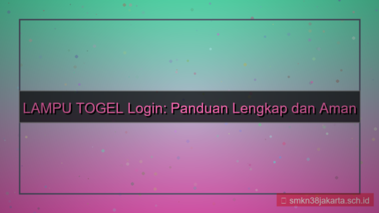 konten LAMPU TOGEL login melalui browser hp