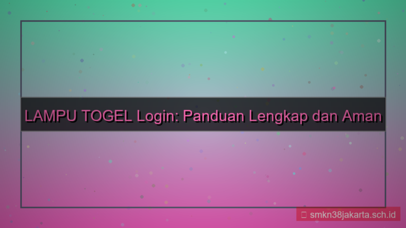 konten LAMPU TOGEL login melalui browser hp