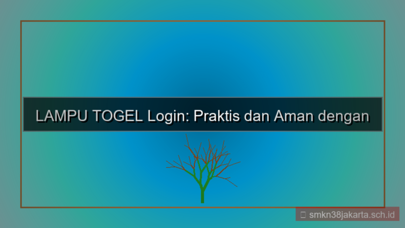 LAMPU TOGEL login pakai face id