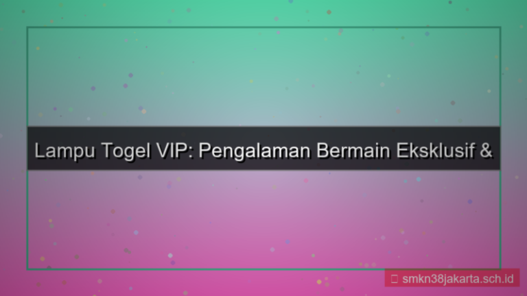 ilustrasi LAMPU TOGEL menu khusus vip