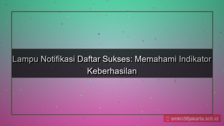 visual LAMPU TOGEL notifikasi daftar sukses