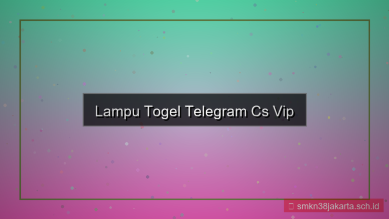 desain LAMPU TOGEL telegram cs vip