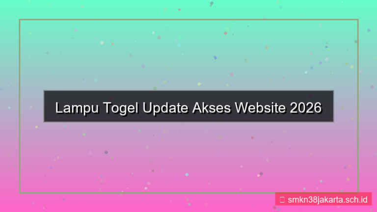 desain LAMPU TOGEL update akses website 2026