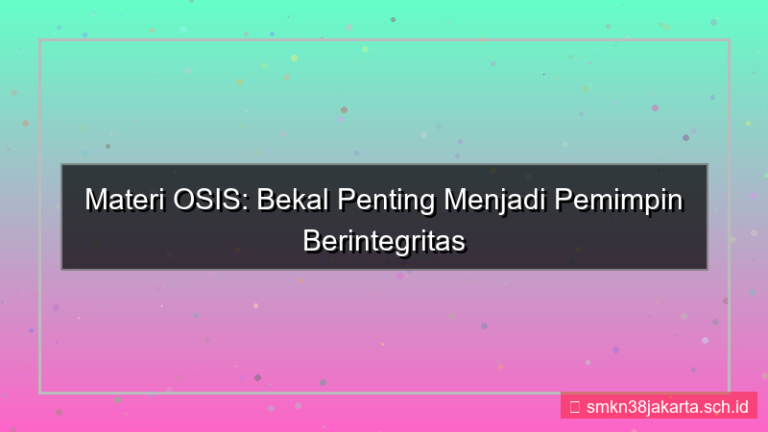 gambar materi osis