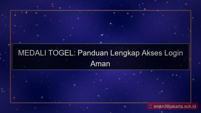 ilustrasi MEDALI TOGEL akses login tanpa gangguan 2026