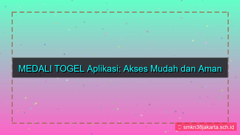 gambar MEDALI TOGEL akses via aplikasi