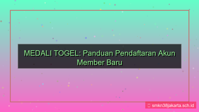 konten MEDALI TOGEL akun member baru 2026